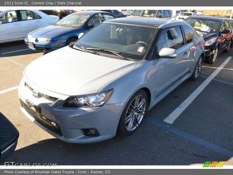 Cement Gray / Dark Charcoal 2011 Scion tC