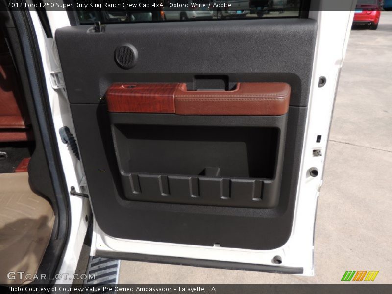 Oxford White / Adobe 2012 Ford F250 Super Duty King Ranch Crew Cab 4x4