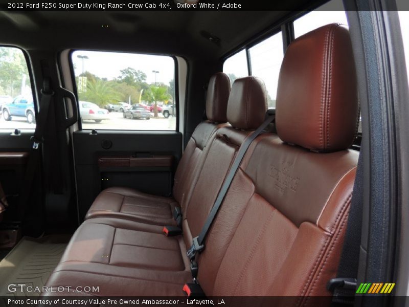 Oxford White / Adobe 2012 Ford F250 Super Duty King Ranch Crew Cab 4x4