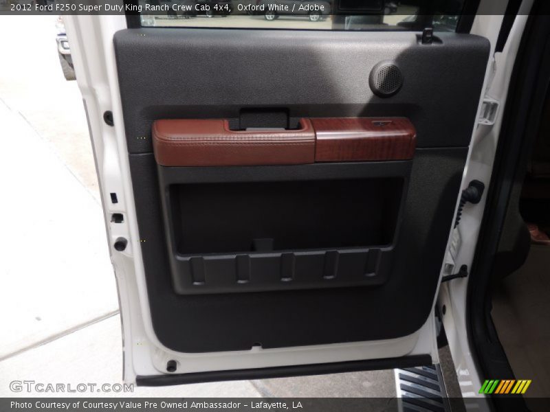 Oxford White / Adobe 2012 Ford F250 Super Duty King Ranch Crew Cab 4x4