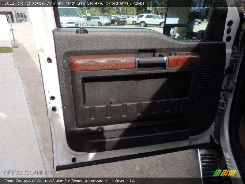 Oxford White / Adobe 2012 Ford F250 Super Duty King Ranch Crew Cab 4x4