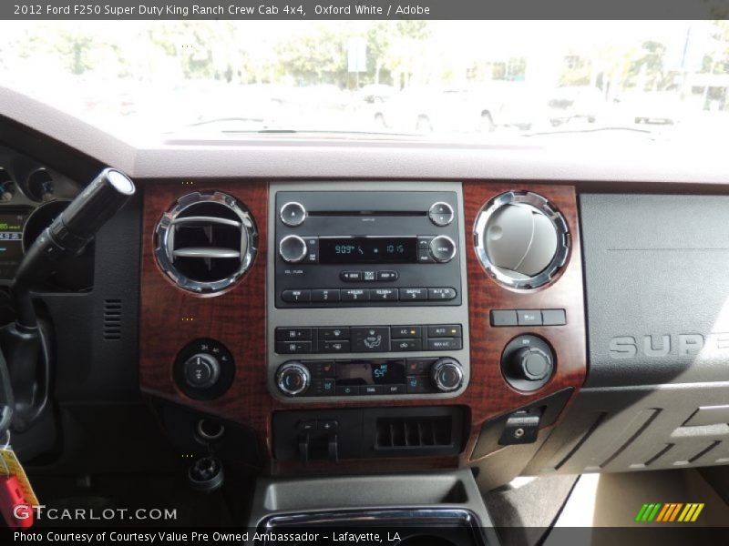 Oxford White / Adobe 2012 Ford F250 Super Duty King Ranch Crew Cab 4x4