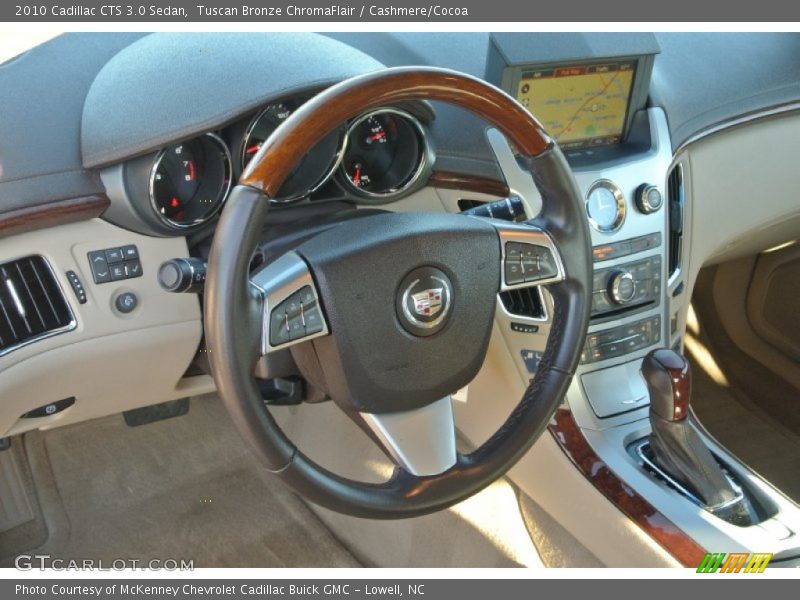 Tuscan Bronze ChromaFlair / Cashmere/Cocoa 2010 Cadillac CTS 3.0 Sedan