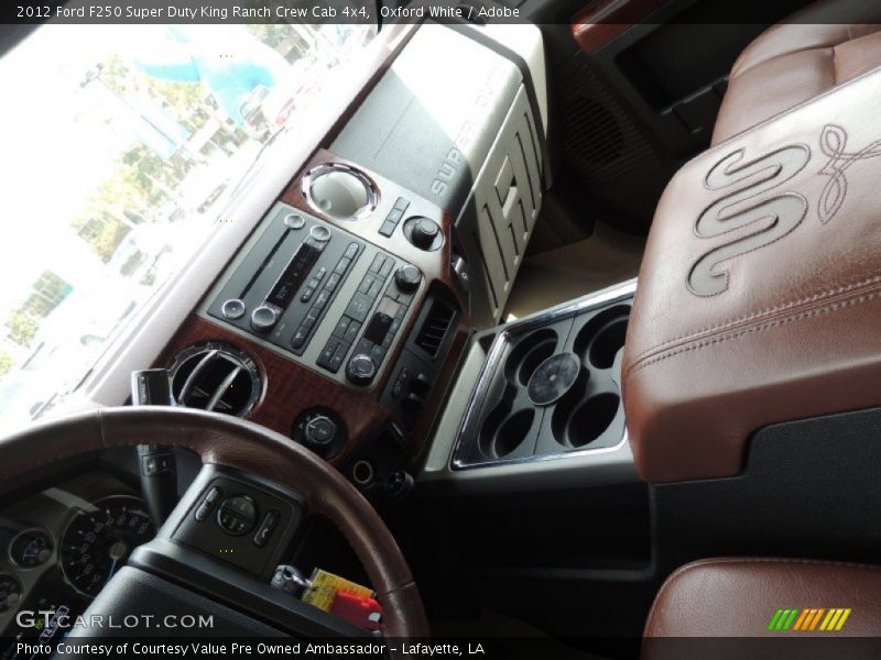 Oxford White / Adobe 2012 Ford F250 Super Duty King Ranch Crew Cab 4x4