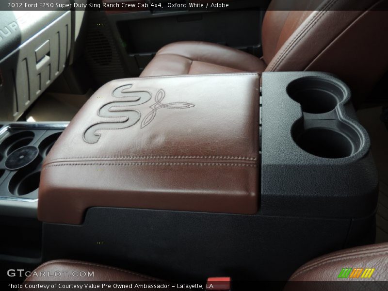 Oxford White / Adobe 2012 Ford F250 Super Duty King Ranch Crew Cab 4x4