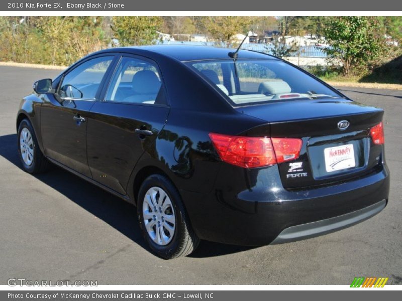 Ebony Black / Stone 2010 Kia Forte EX