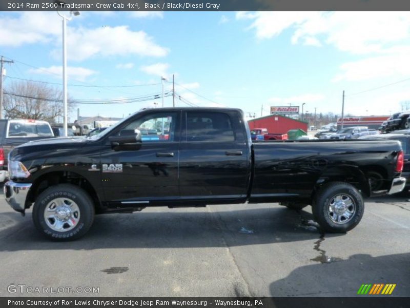 Black / Black/Diesel Gray 2014 Ram 2500 Tradesman Crew Cab 4x4