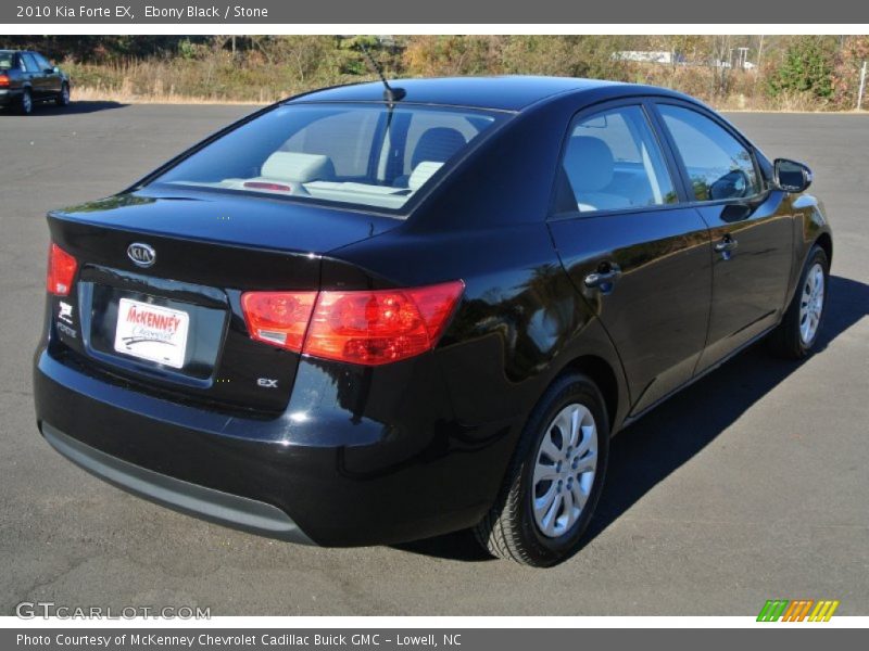 Ebony Black / Stone 2010 Kia Forte EX