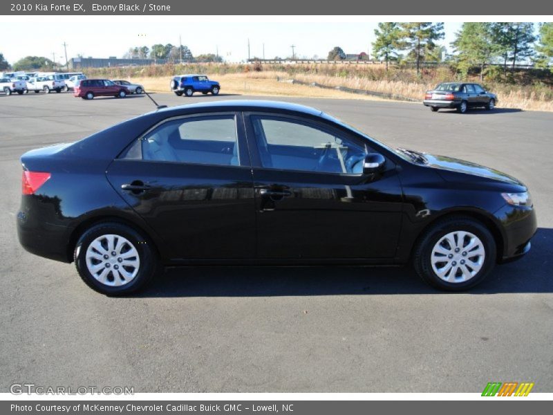 Ebony Black / Stone 2010 Kia Forte EX