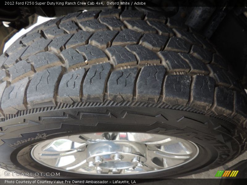 Oxford White / Adobe 2012 Ford F250 Super Duty King Ranch Crew Cab 4x4