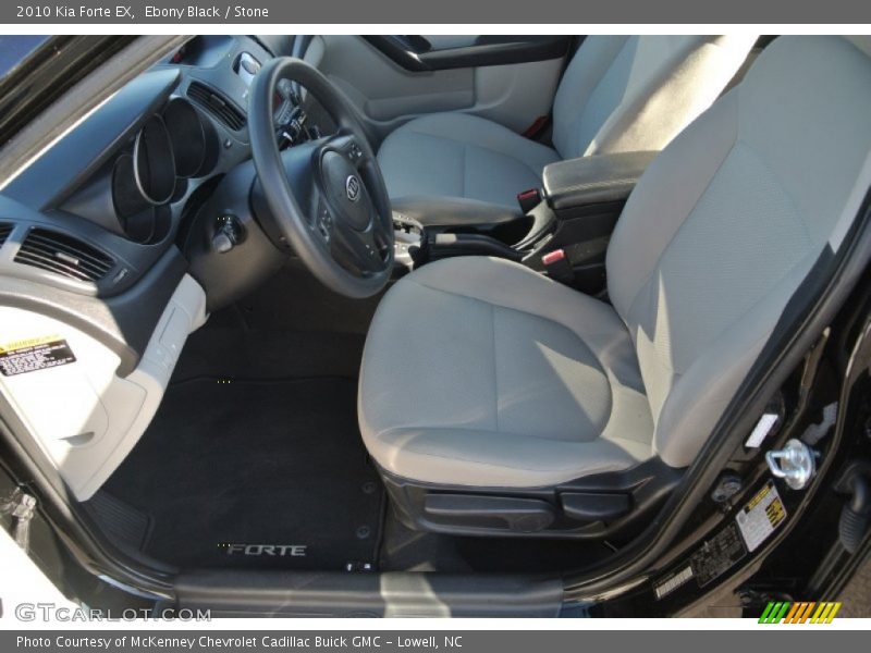 Ebony Black / Stone 2010 Kia Forte EX