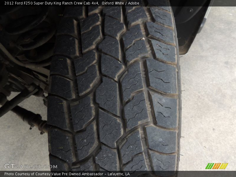 Oxford White / Adobe 2012 Ford F250 Super Duty King Ranch Crew Cab 4x4