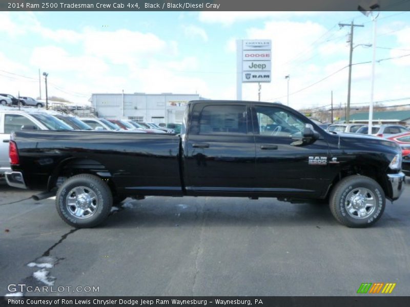 Black / Black/Diesel Gray 2014 Ram 2500 Tradesman Crew Cab 4x4