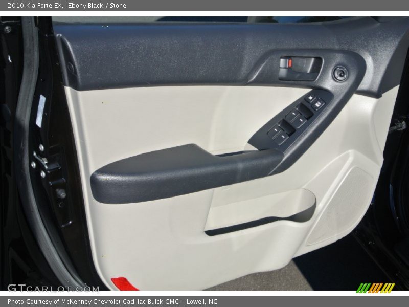 Ebony Black / Stone 2010 Kia Forte EX