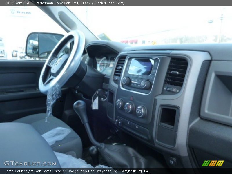 Black / Black/Diesel Gray 2014 Ram 2500 Tradesman Crew Cab 4x4