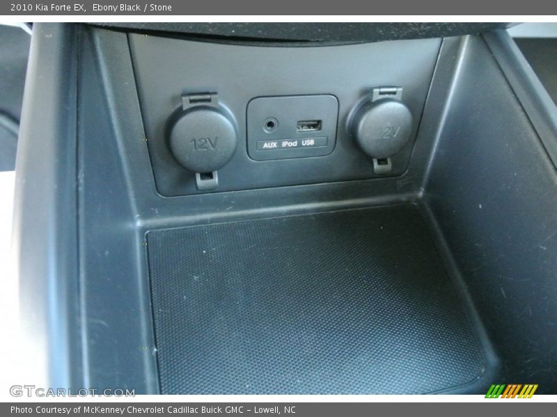 Ebony Black / Stone 2010 Kia Forte EX