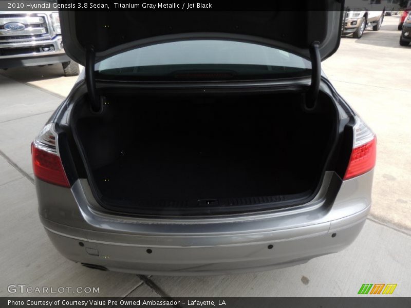 Titanium Gray Metallic / Jet Black 2010 Hyundai Genesis 3.8 Sedan
