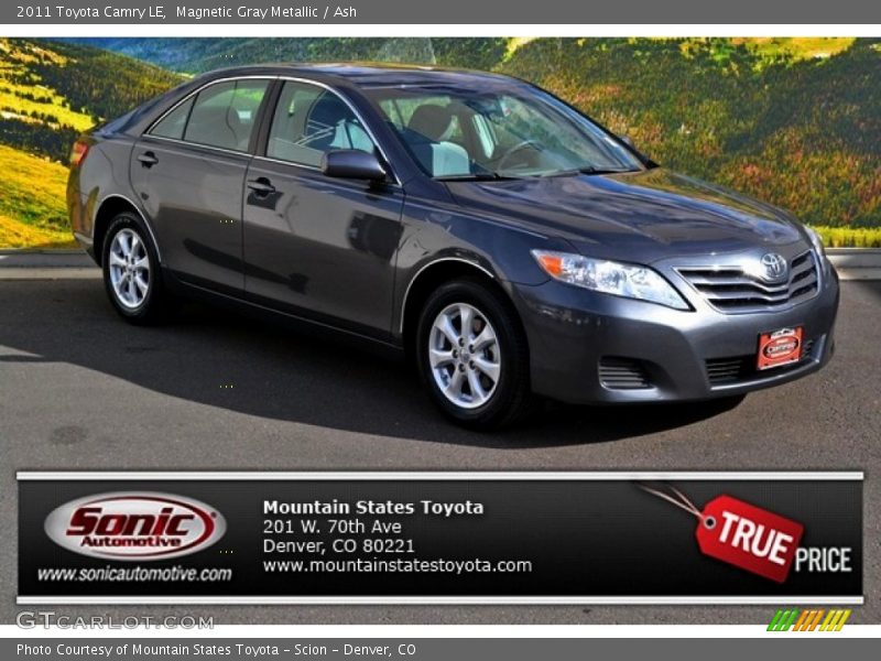 Magnetic Gray Metallic / Ash 2011 Toyota Camry LE