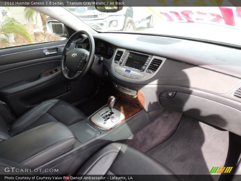 Titanium Gray Metallic / Jet Black 2010 Hyundai Genesis 3.8 Sedan