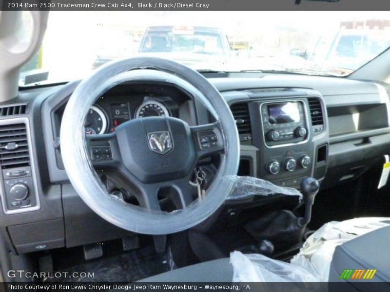 Black / Black/Diesel Gray 2014 Ram 2500 Tradesman Crew Cab 4x4