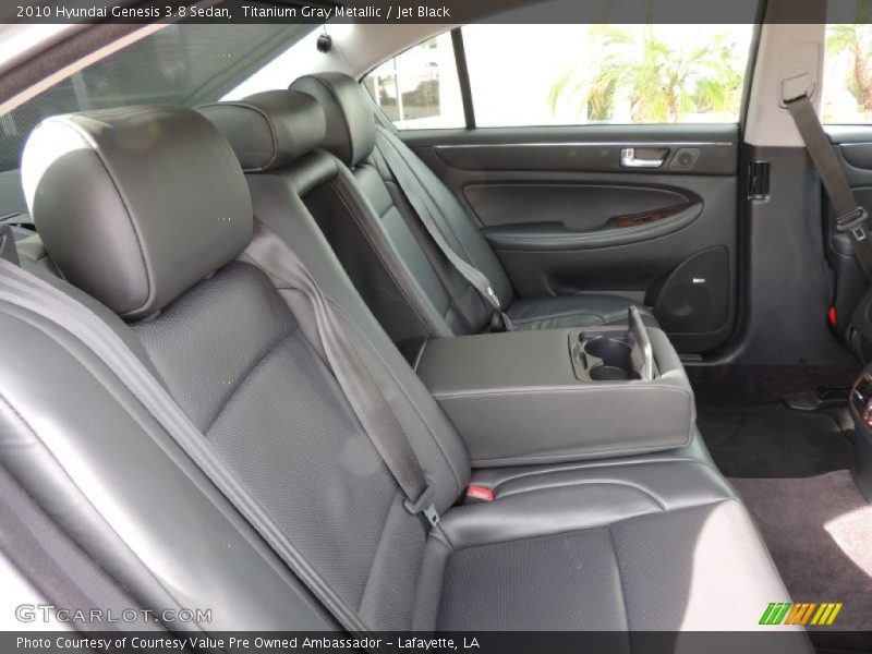 Titanium Gray Metallic / Jet Black 2010 Hyundai Genesis 3.8 Sedan