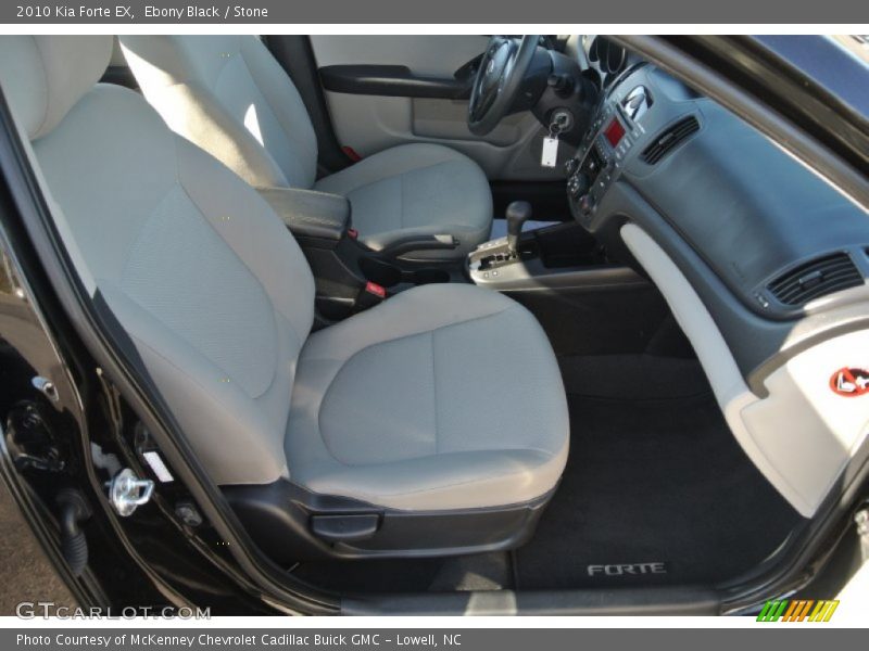 Ebony Black / Stone 2010 Kia Forte EX