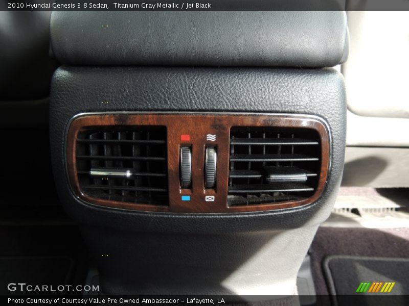 Titanium Gray Metallic / Jet Black 2010 Hyundai Genesis 3.8 Sedan