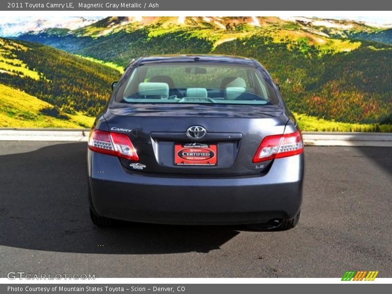 Magnetic Gray Metallic / Ash 2011 Toyota Camry LE