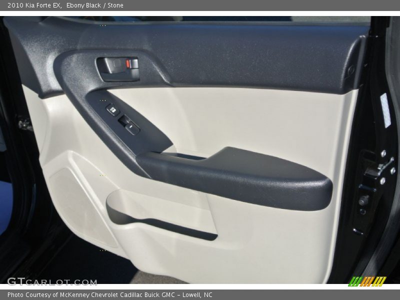 Ebony Black / Stone 2010 Kia Forte EX
