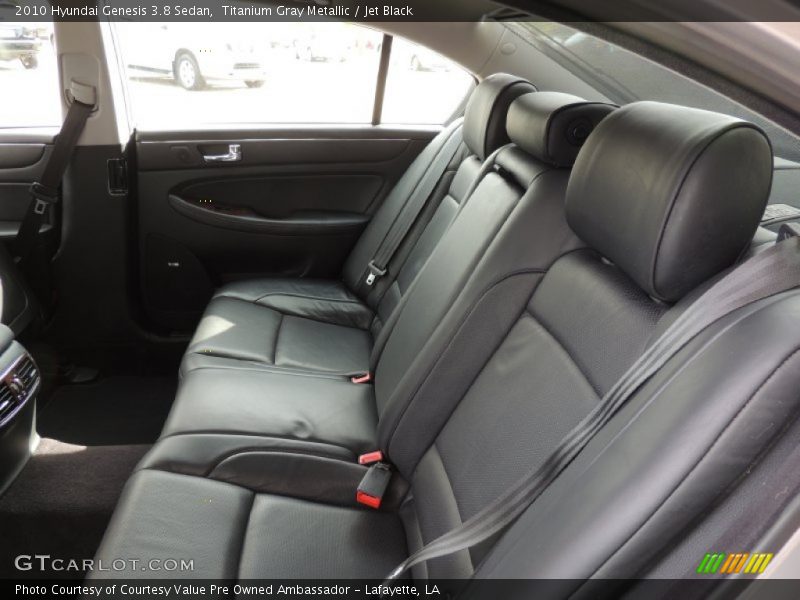 Titanium Gray Metallic / Jet Black 2010 Hyundai Genesis 3.8 Sedan