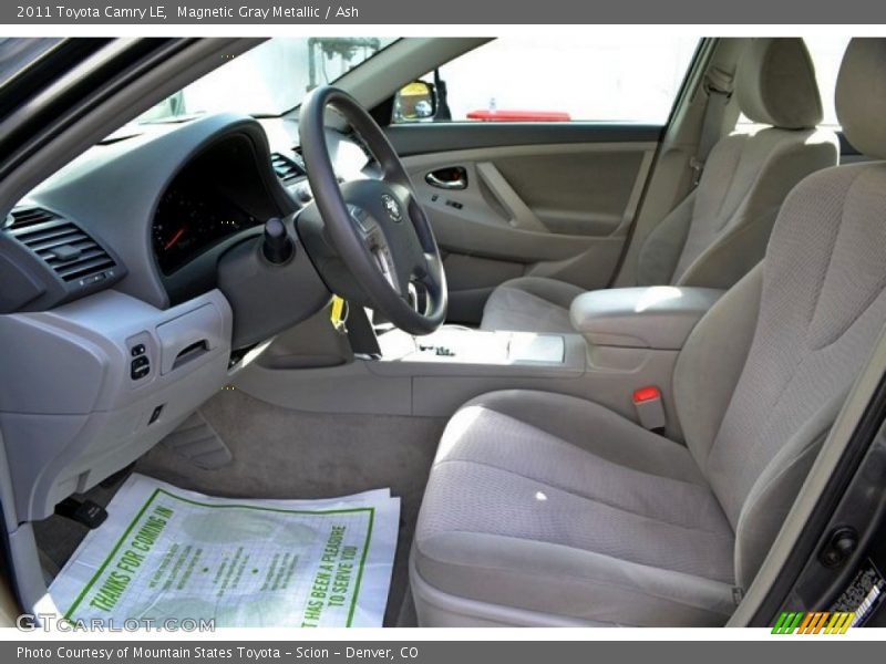 Magnetic Gray Metallic / Ash 2011 Toyota Camry LE