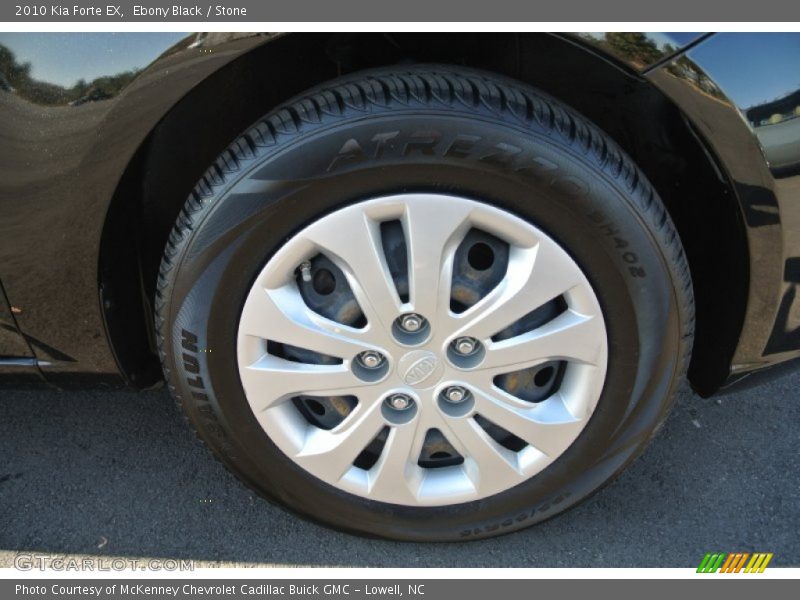 Ebony Black / Stone 2010 Kia Forte EX