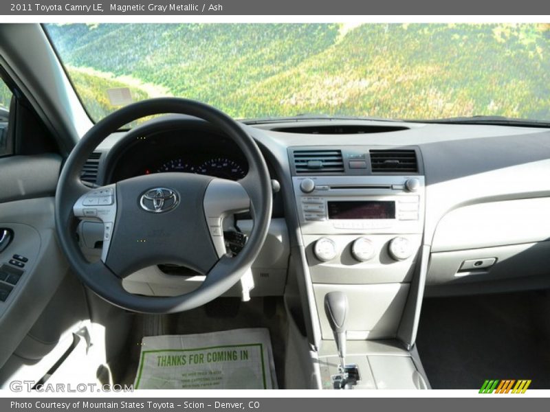 Magnetic Gray Metallic / Ash 2011 Toyota Camry LE