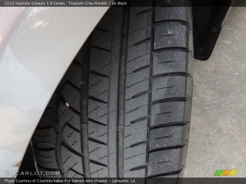 Titanium Gray Metallic / Jet Black 2010 Hyundai Genesis 3.8 Sedan