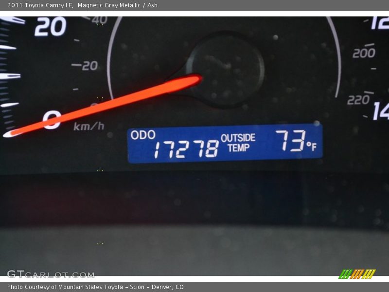 Magnetic Gray Metallic / Ash 2011 Toyota Camry LE