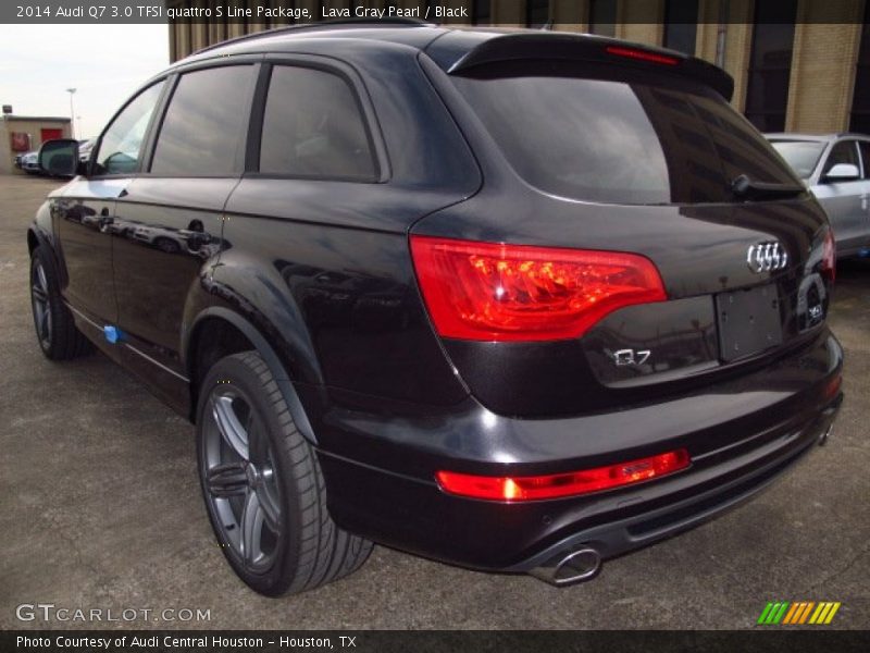 Lava Gray Pearl / Black 2014 Audi Q7 3.0 TFSI quattro S Line Package