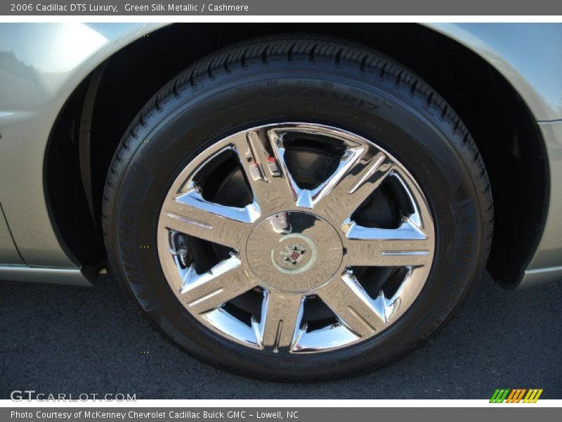 Green Silk Metallic / Cashmere 2006 Cadillac DTS Luxury