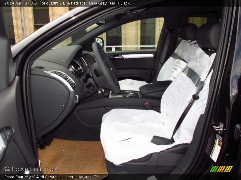 Lava Gray Pearl / Black 2014 Audi Q7 3.0 TFSI quattro S Line Package