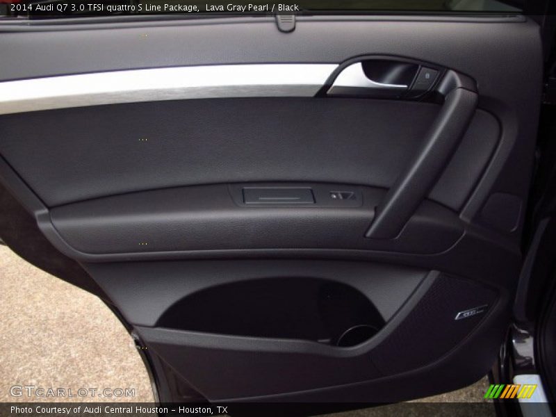 Lava Gray Pearl / Black 2014 Audi Q7 3.0 TFSI quattro S Line Package