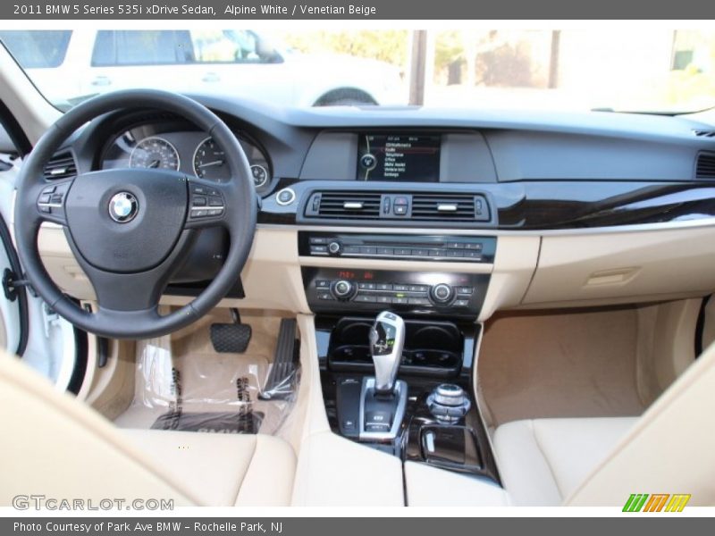 Alpine White / Venetian Beige 2011 BMW 5 Series 535i xDrive Sedan