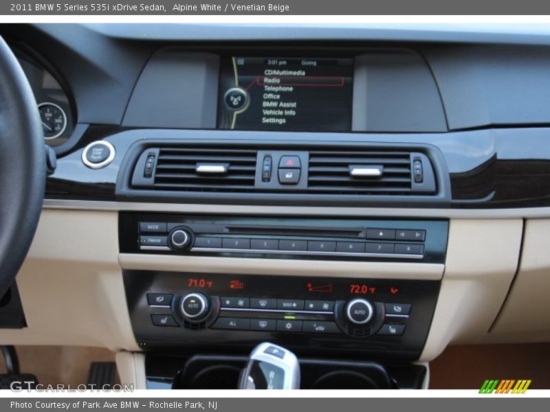 Alpine White / Venetian Beige 2011 BMW 5 Series 535i xDrive Sedan