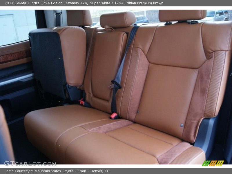 Super White / 1794 Edition Premium Brown 2014 Toyota Tundra 1794 Edition Crewmax 4x4