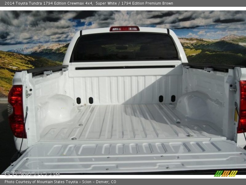 Super White / 1794 Edition Premium Brown 2014 Toyota Tundra 1794 Edition Crewmax 4x4