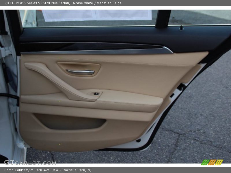 Alpine White / Venetian Beige 2011 BMW 5 Series 535i xDrive Sedan