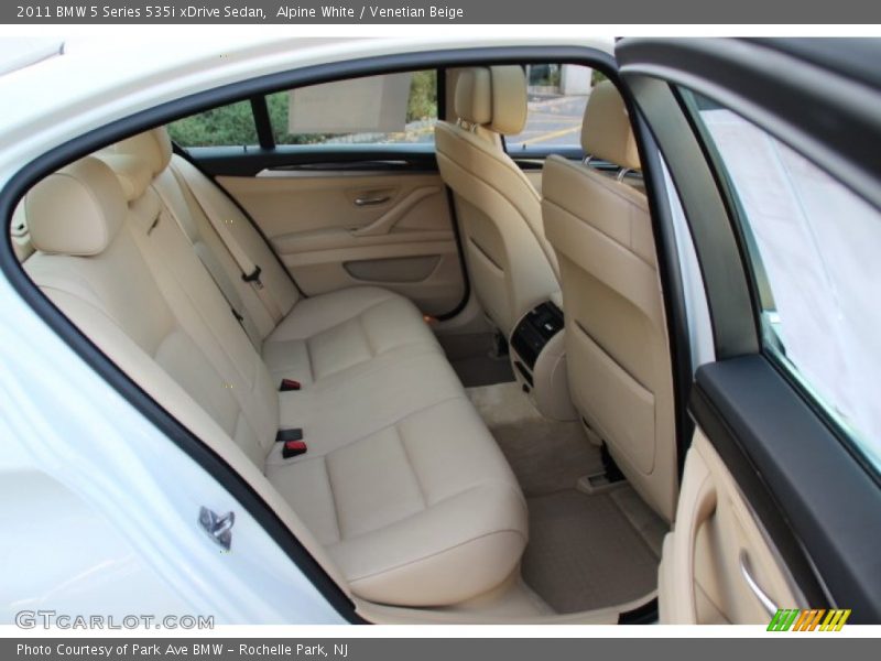 Alpine White / Venetian Beige 2011 BMW 5 Series 535i xDrive Sedan
