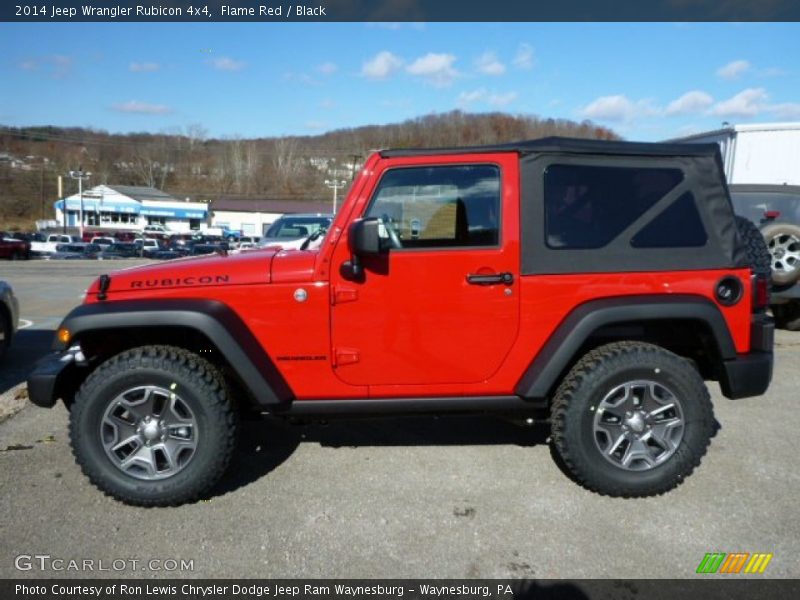 2014 Wrangler Rubicon 4x4 Flame Red
