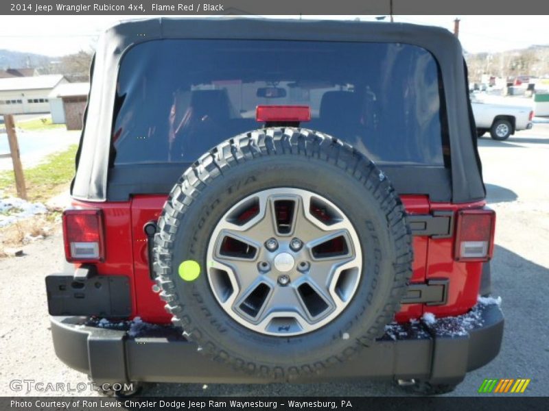 Flame Red / Black 2014 Jeep Wrangler Rubicon 4x4