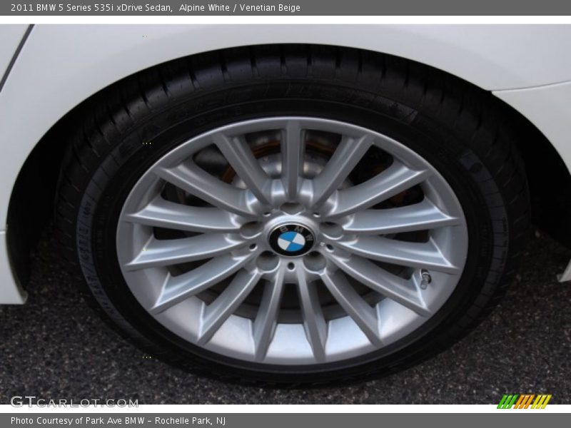 Alpine White / Venetian Beige 2011 BMW 5 Series 535i xDrive Sedan