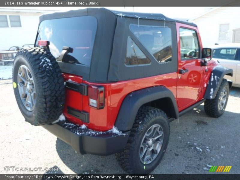 Flame Red / Black 2014 Jeep Wrangler Rubicon 4x4