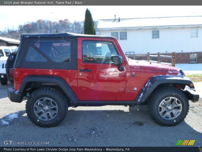 Flame Red / Black 2014 Jeep Wrangler Rubicon 4x4